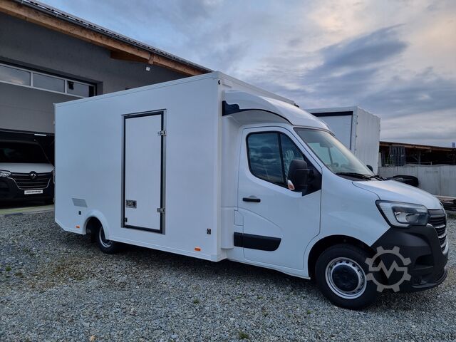 Transporter mit Koffer Renault Master 165 Koffer Platform Tiefrahmen