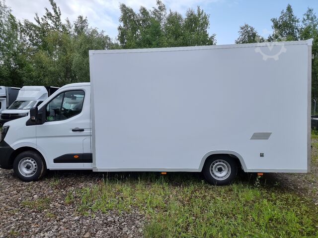 Transporter mit Koffer Renault Master 165 Koffer Platform Tiefrahmen