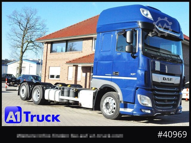 Swap body truck DAF XF 480 FAN, SCC, 7,82 Jumbo, Lenkachse,  Standklima,
