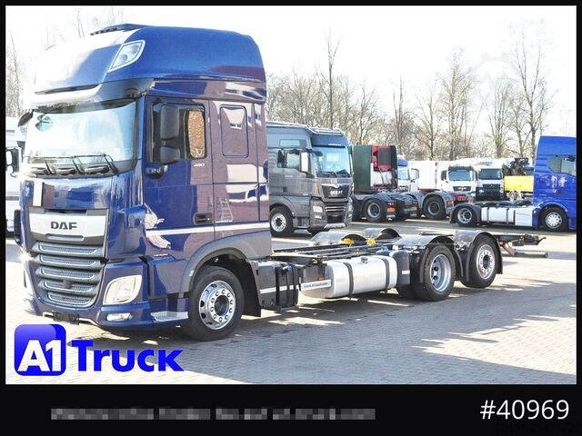 Swap body truck DAF XF 480 FAN, SCC, 7,82 Jumbo, Lenkachse,  Standklima,