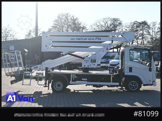 Van ISUZU Isuzu M21 Hubarbeitsbühne, snake 24fb, 24 Meter, 3,5 Tonnen