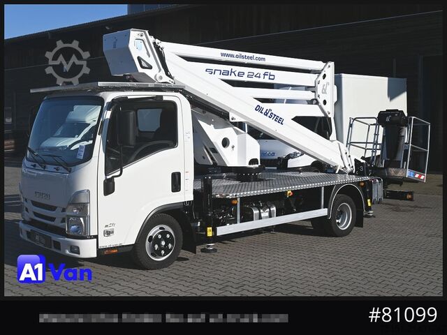 Van ISUZU Isuzu M21 Hubarbeitsbühne, snake 24fb, 24 Meter, 3,5 Tonnen
