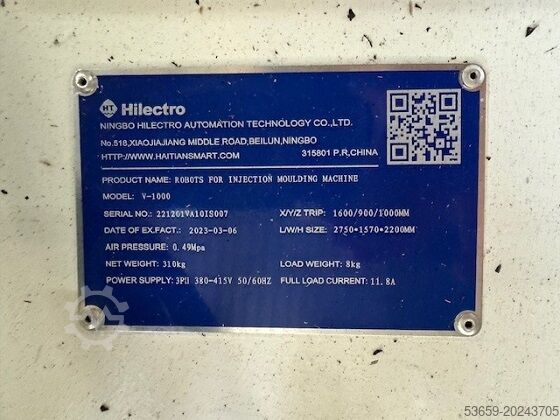 Linear robots Haitian Haitian Hilectro V-1000IS, 2022