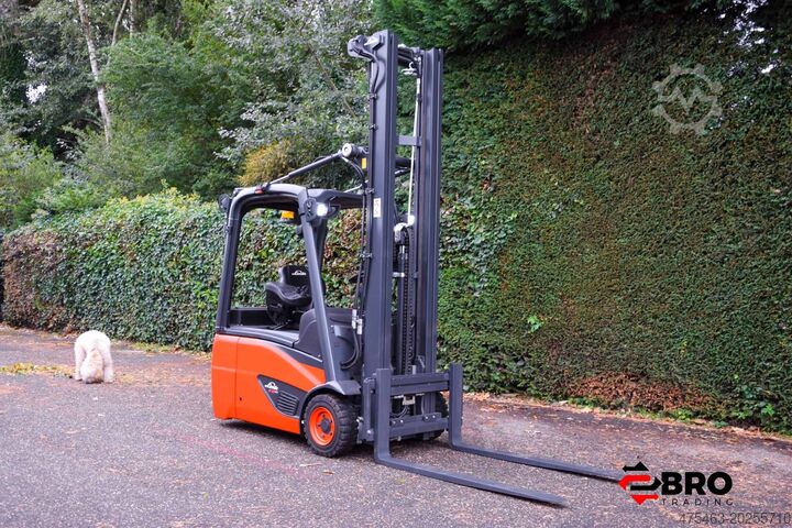 Four-wheel forklift Linde E16-02 EVO Triplex