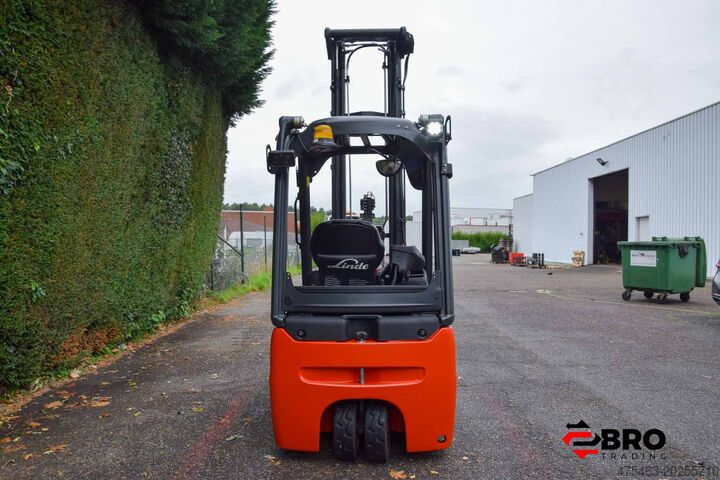Four-wheel forklift Linde E16-02 EVO Triplex