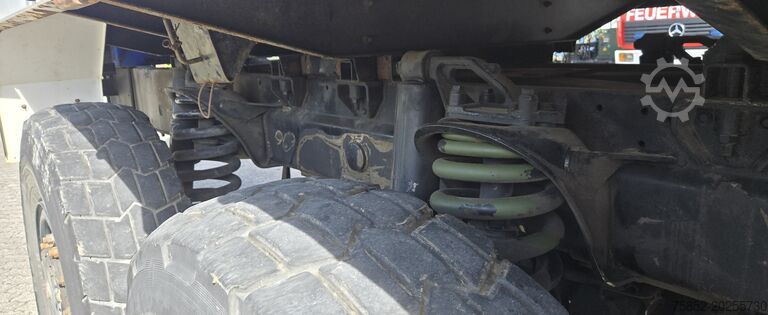 Truck with flatbed (open) MAN 7T MIL GL 6x6 KAT1 Palfinger PK 11000 Kr