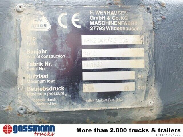 Abrollkipper Atlas ARK204K/42054