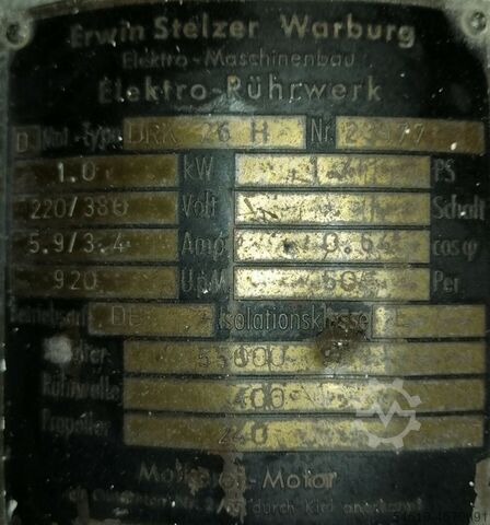 11x agitator DRK 26 H Erwin Stelzer Erwin Stelzer Warburg DRK 26 H