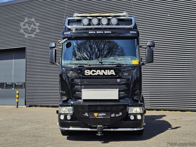 Crane truck Scania R490 / 8x2 / HMF 85 TM CRANE / WINCH / JIB