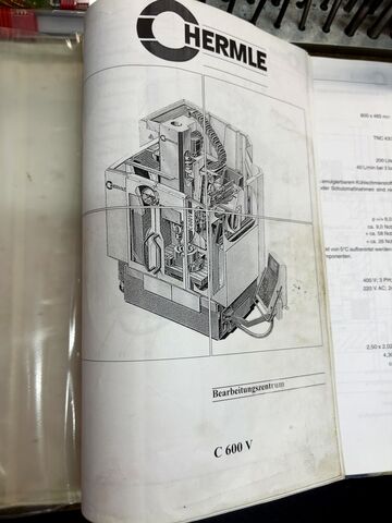 Vertikales Bearbeitungszentrum HERMLE C 600 V