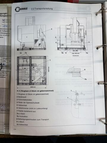 Vertikales Bearbeitungszentrum HERMLE C 600 V