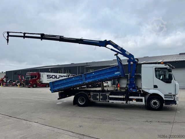 Tipper Renault Midlum 220 16T KIPPER+KRAAN