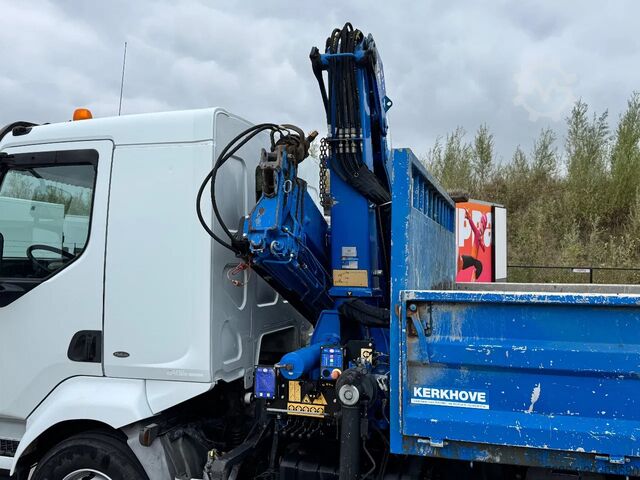 Tipper Renault Midlum 220 16T KIPPER+KRAAN