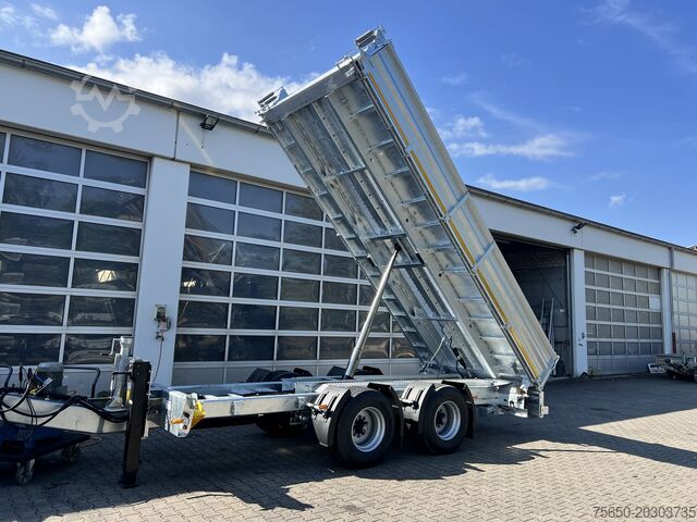Tipper trailer Möslein TTD 19 B  neuer 19 t Tandemkipper- Tieflader hydraulischer Klappe