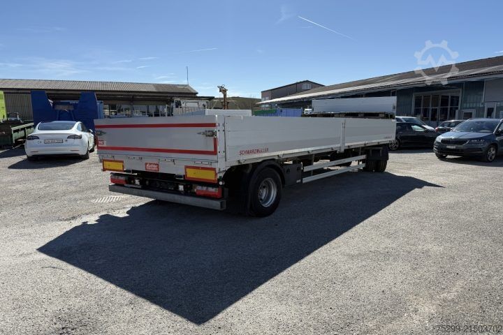 Open trailer with tarp Schwarzmüller T-Serie Brücke / Swiss-Vehicle