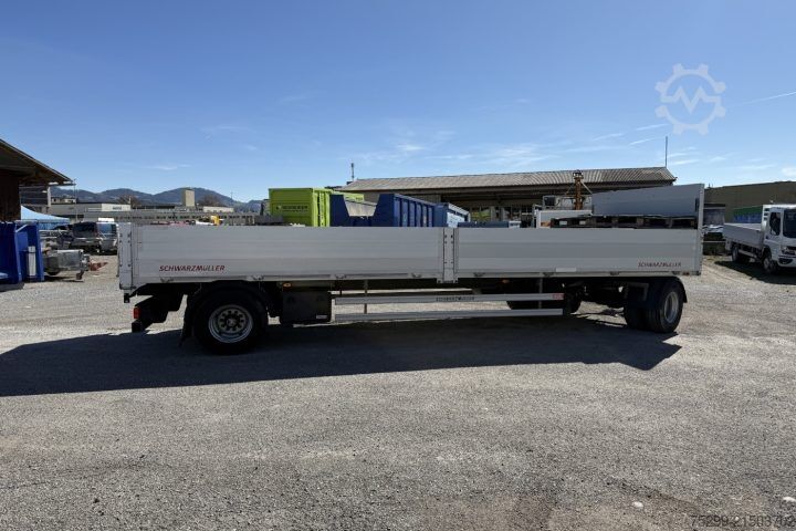 Open trailer with tarp Schwarzmüller T-Serie Brücke / Swiss-Vehicle