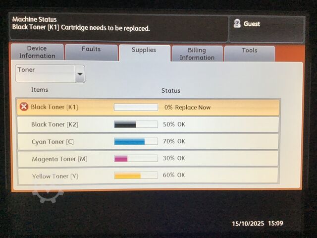 XEROX C60 with internal FIERY EX-iC60/70 XEROX XEROX Digital Color Press C60