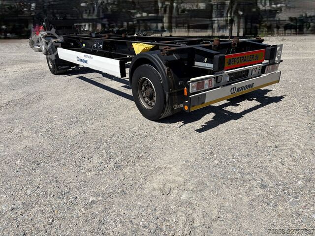 Swap chassis trailer Krone Maxi BDF Lafette mit Breitreifen 445er
