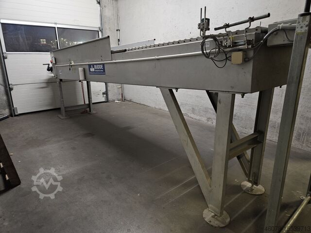 Telescopic gravity roller conveyor truck loading Budde Budde 5150-12000-600