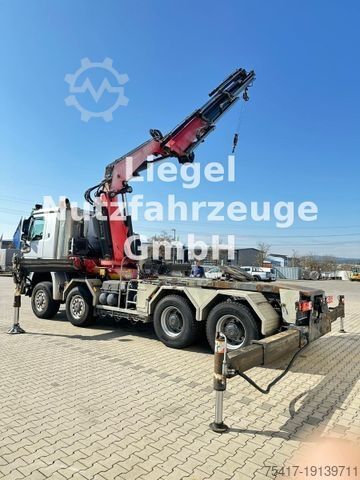 Standard tractor unit MERCEDES-BENZ ACTROS 4148 AK 8X8 mit Fassi Kran F660A