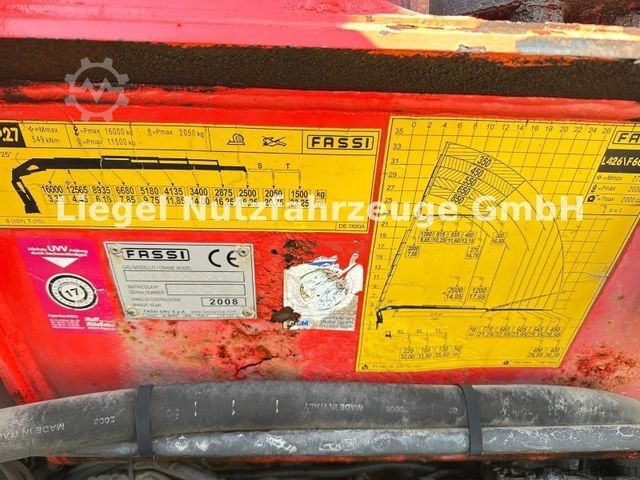 Standard tractor unit MERCEDES-BENZ ACTROS 4148 AK 8X8 mit Fassi Kran F660A