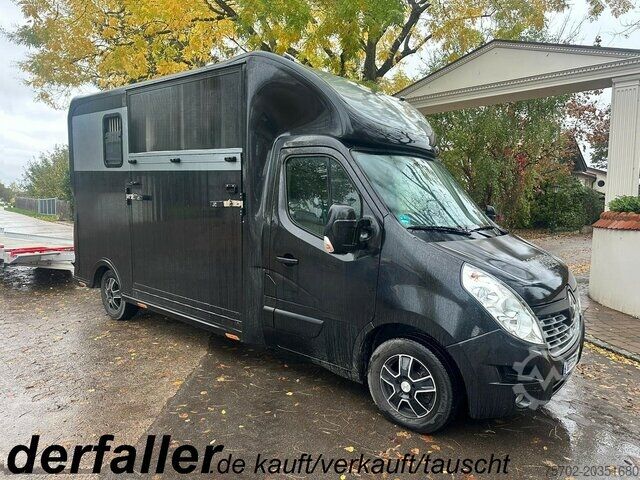 Viehtransporter Renault Master Haras 1-2 Pferde Automatik Aluaufbau