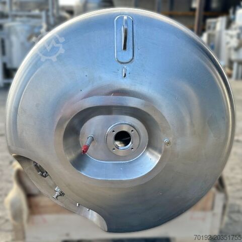 Unused 500 liter heatable/coolable pressure vessel made of V4A (1.4539) Kasag 15868