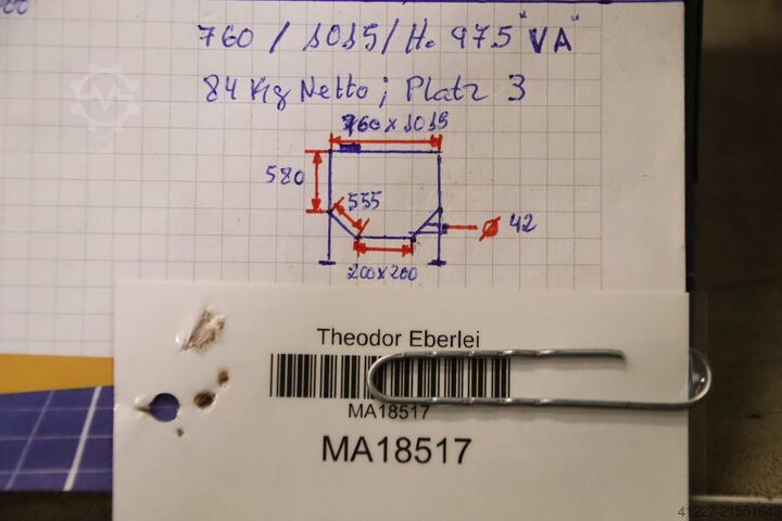 Behälter VA unbekannt 550 Ltr