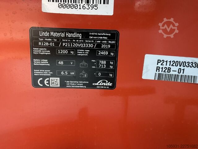 Reach Truck Linde R12B