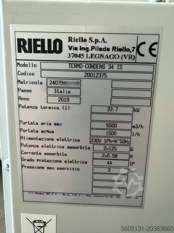 Riello Termo Duetto Condens RIELLO TERMODUETTO CONDENS RIELLO