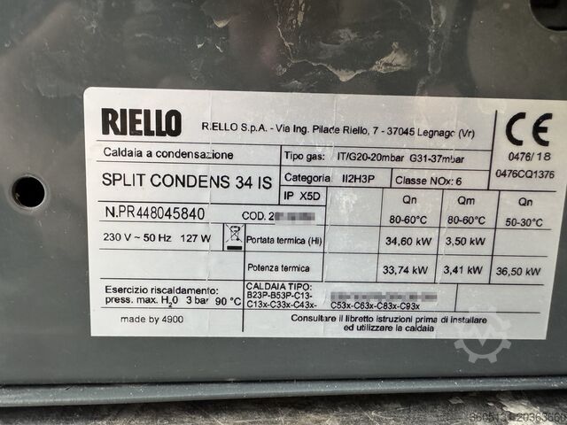 Riello Termo Duetto Condens RIELLO TERMODUETTO CONDENS RIELLO