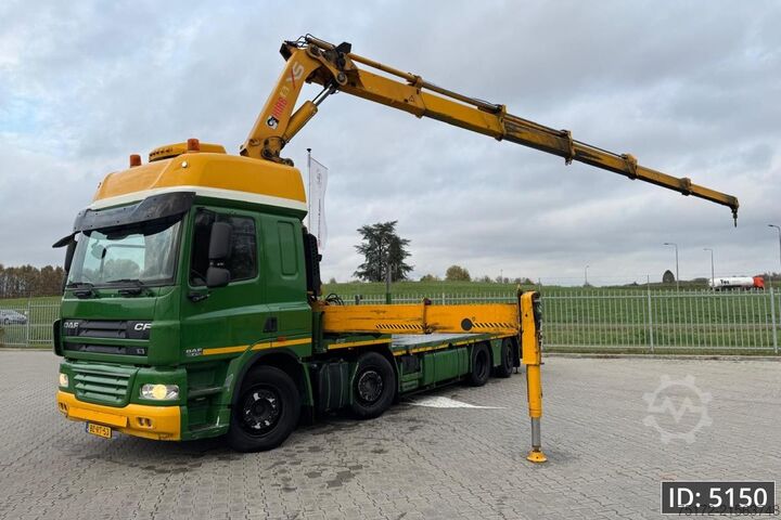 Kranwagen DAF CF 85.410 SC, Euro 5, 8x2 / Hiab 422 EP5 + Radi...