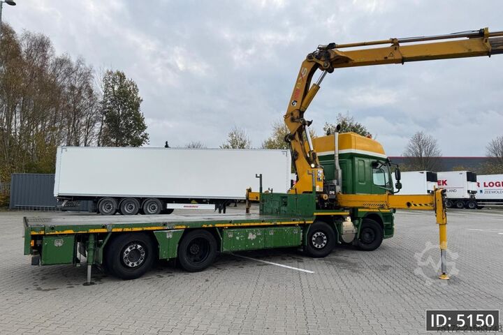 Kranwagen DAF CF 85.410 SC, Euro 5, 8x2 / Hiab 422 EP5 + Radi...