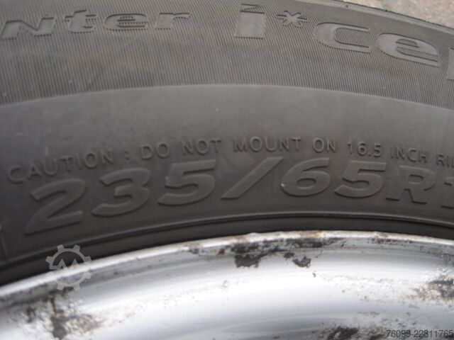 Winterkompletträder 4x Winterkomplettrad 235/65R16C 115/113R Ford Transit