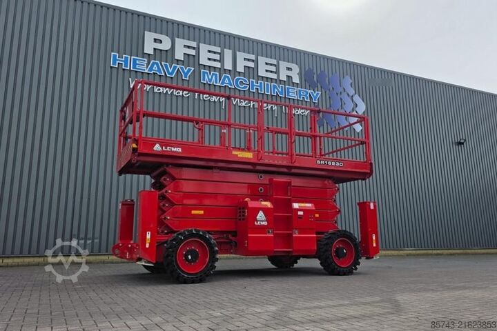 Scherenhebebühne LGMG SR1623D Diesel 4x4 Drive, 18m Working Height, 680