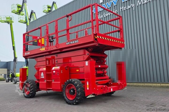 Scherenhebebühne LGMG SR1623D Diesel 4x4 Drive, 18m Working Height, 680
