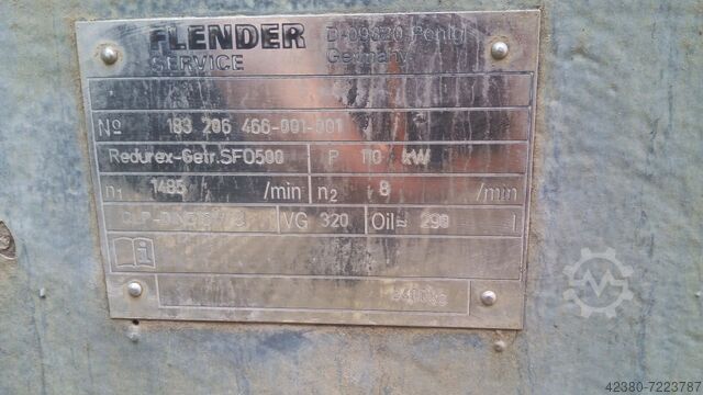 Industrial Gear Units Spur Gear Units Flender Redurex SFO 500 Aufsteckgetriebe