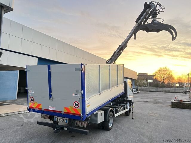 Van with truck crane Mitsubishi Canter 6c15