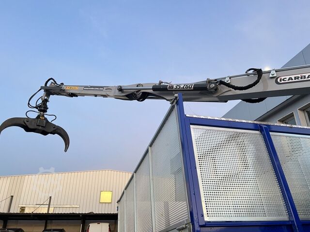Van with truck crane Mitsubishi Canter 6c15