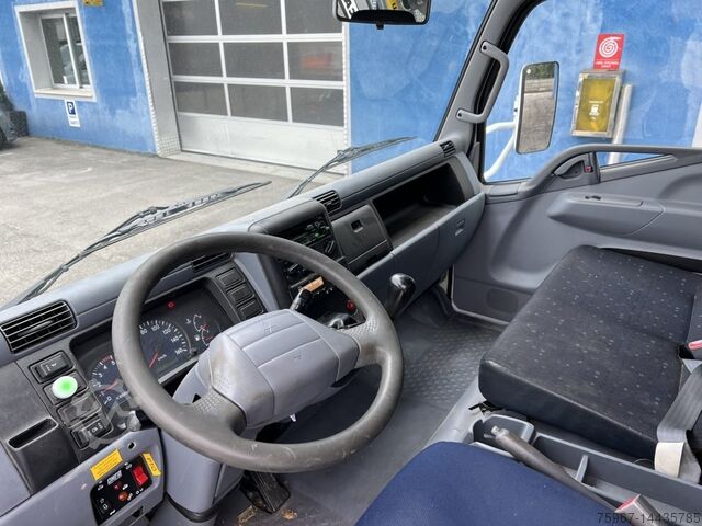 Van with truck crane Mitsubishi Canter 6c15