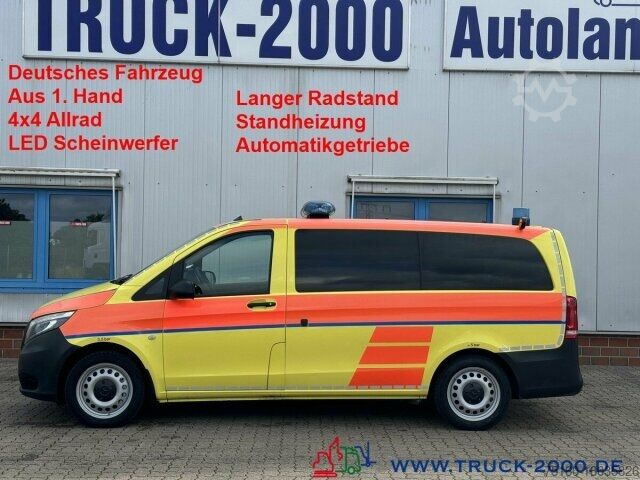 Fire truck Mercedes-Benz Vito 119 CDI 4x4 Notarzt Rettung Ambulance Klima