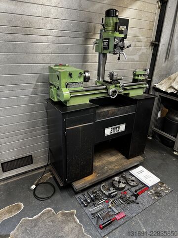 Emco Emcomat 8.6 + FB2 Lathe Milling Machine EMCO Emcomat 8.6
