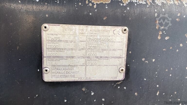 Mobilbagger Terex-Schaeff TW 95 Yanmar