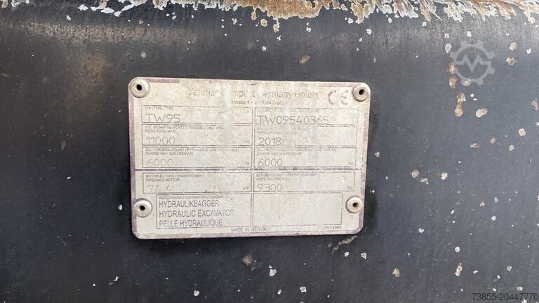 Mobilbagger Terex-Schaeff TW 95 Yanmar