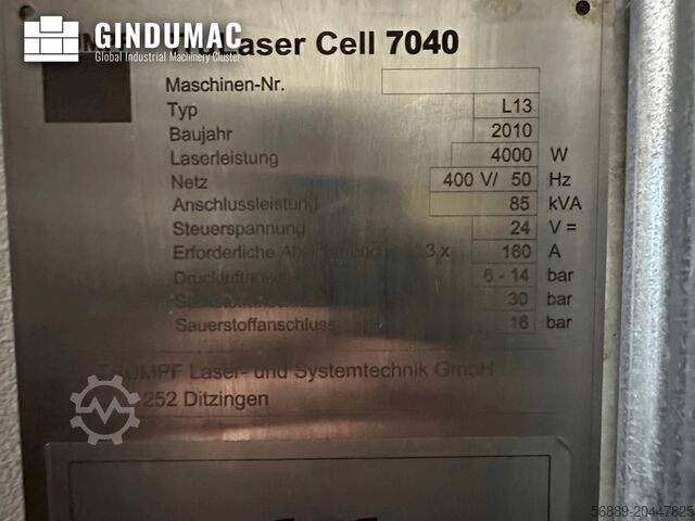 CO2-Laserschneidmaschine TRUMPF TruLaser Cell 7040
