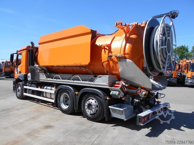 Vacuum tank truck Mercedes-Benz Actros 2546 L 6x2 / Poseidon 15 K