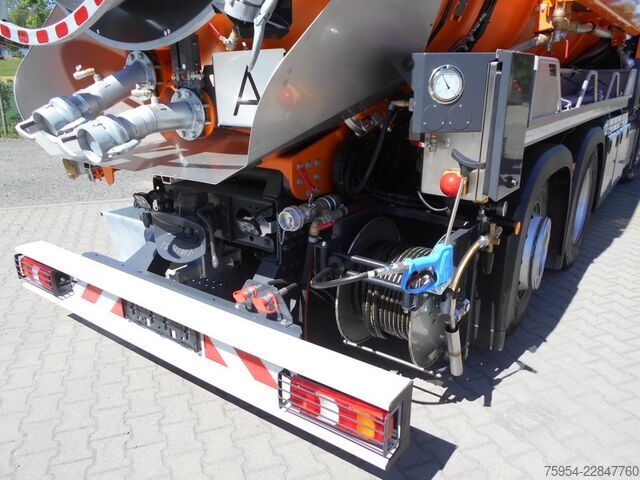 Vacuum tank truck Mercedes-Benz Actros 2546 L 6x2 / Poseidon 15 K