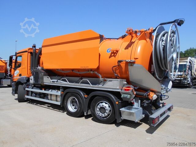 Vacuum tank truck Mercedes-Benz Actros 2546 L 6x2 / Poseidon 15 F
