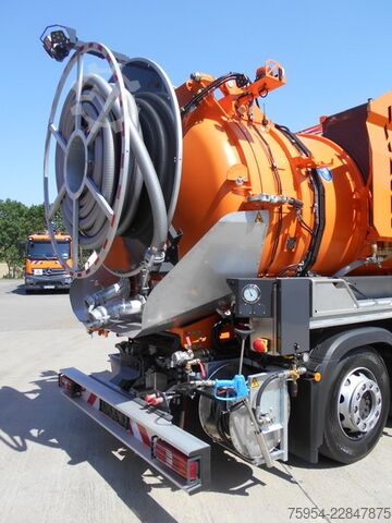 Vacuum tank truck Mercedes-Benz Actros 2546 L 6x2 / Poseidon 15 F