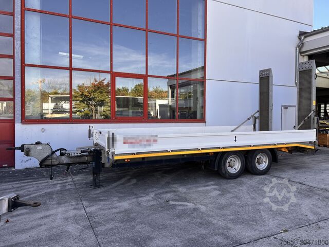 Tieflader Anhänger Möslein TTS 11 Schwebheim Tandemtieflader